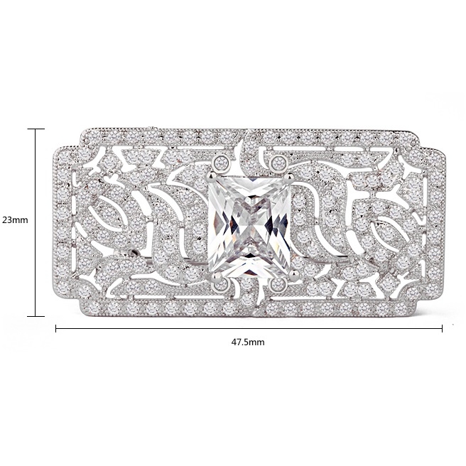 Great Gatsby Luxury Broşă Blue [3]