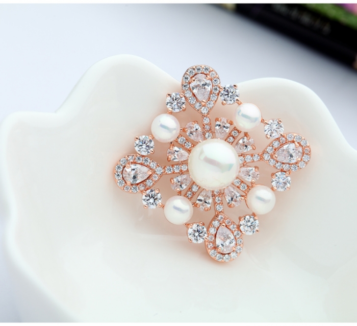 Broşă Trianon Baroque Rose [4]