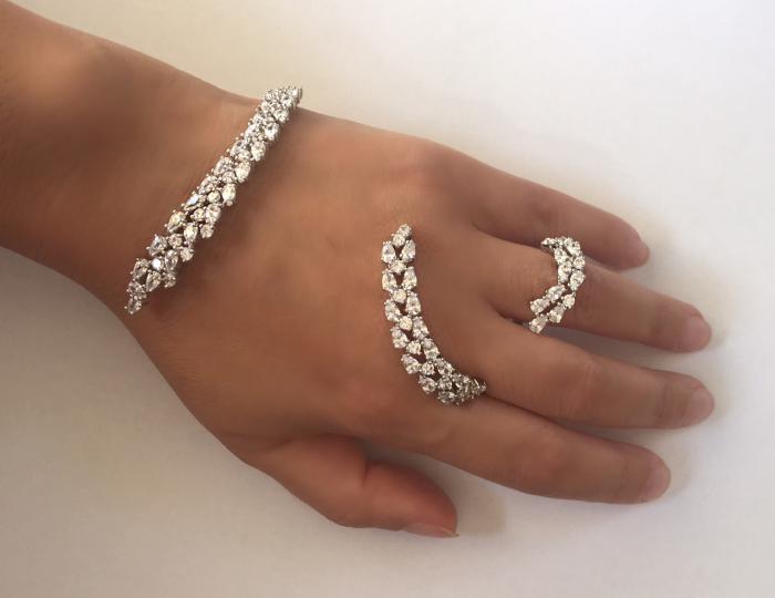 Bratara Hand Bracelet Glamourous by Borealy [3]