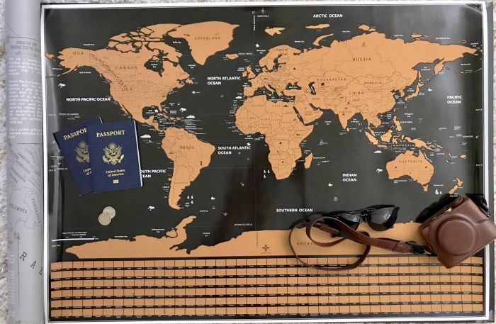 Harta razuibila Borealy “Am fost acolo” -  40 x 30 cm, small size [2]