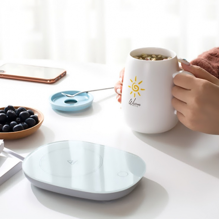 Hot Coffee White Chritmas Incalzitor electric pentru cana de cafea sau ceai [2]