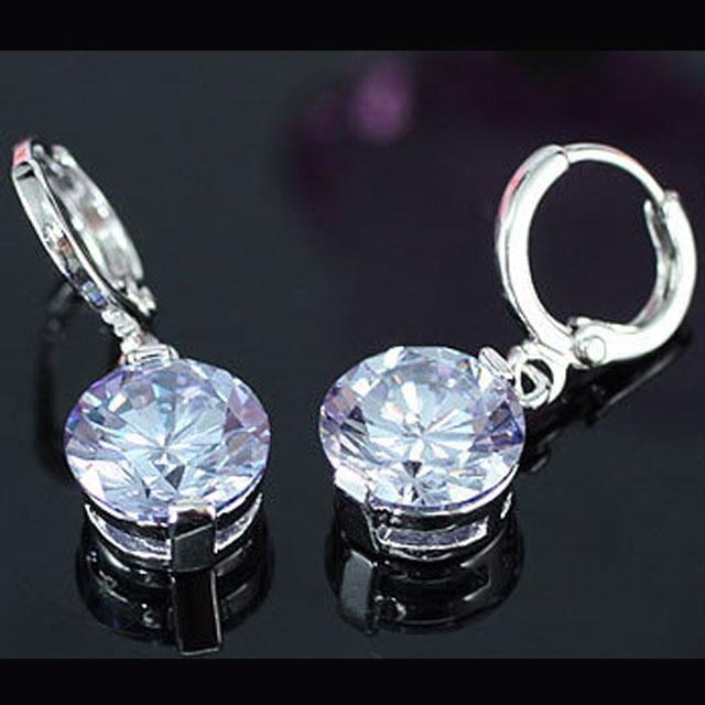 Cercei Borealy Simulated Sapphire One Huggie Purple [6]