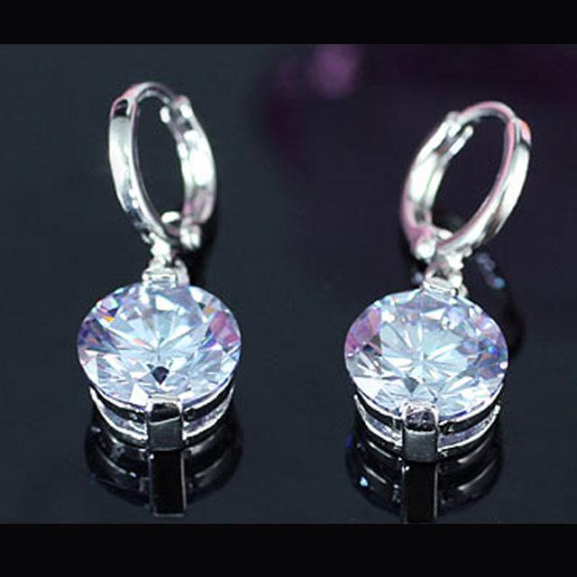 Cercei Borealy Simulated Sapphire One Huggie Purple [7]