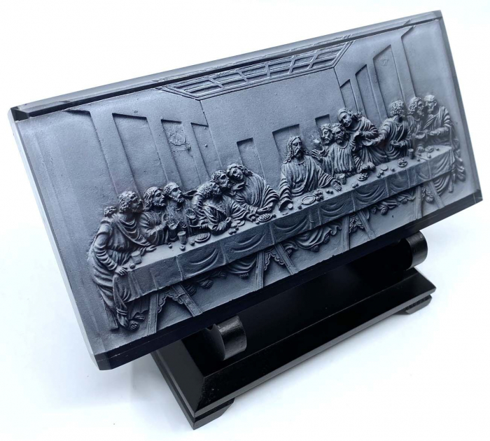 Icoana Cina Cea de Taină pe suport din lemn [2]