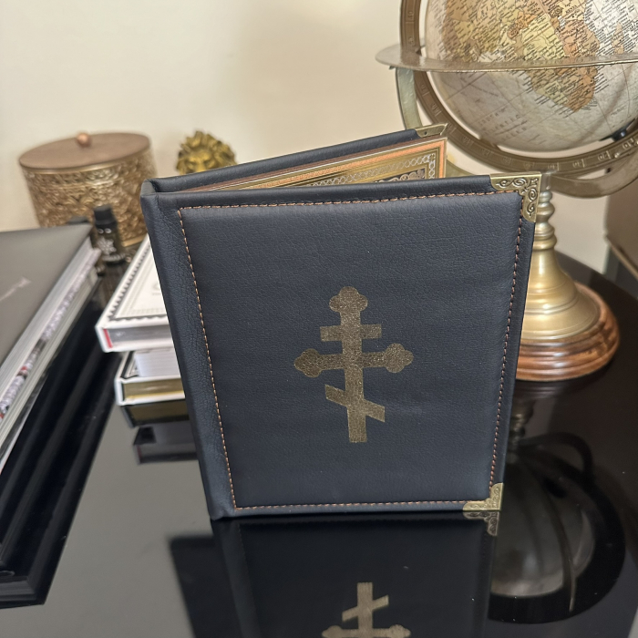 Icoana Dubla Carte 3D Fecioara Maria Ielusalem si Iisus Hristos 19 X 16 cm [9]