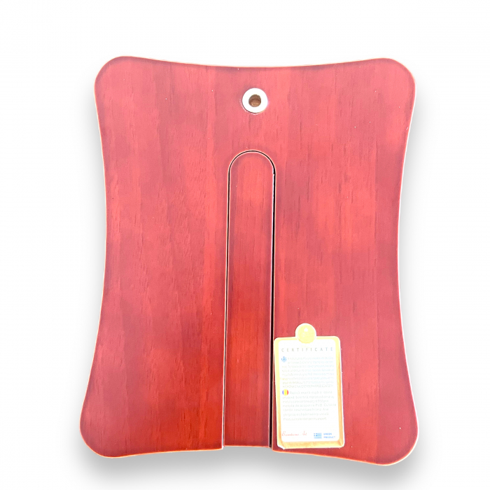 Icoana Fecioara Maria cu Pruncul placata cu argint - Made in Grecia 12,5 cm X 15,5 cm [4]