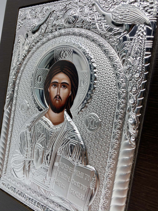 Icoana Iisus Hristos placata cu Argint [2]