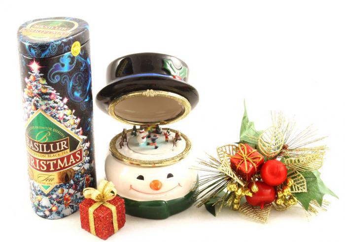 Cadou Muzical Snowman & Basilur Christmas Tea [3]