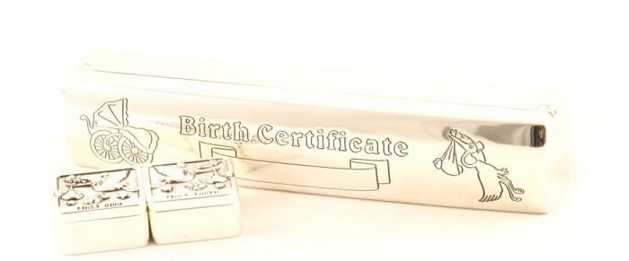 Cadou Botez Argintat pentru Certificat, Prima Buclă si Primul Dinţişor [3]