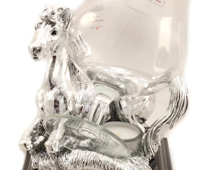 Încălzitor Cognac Silver Horse by Chinelli - Personalizare Gratuita cu placuta gravata [2]
