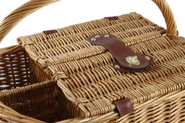 Coş de Picnic St. Moritz cu Suport pentru 2 Sticle [3]