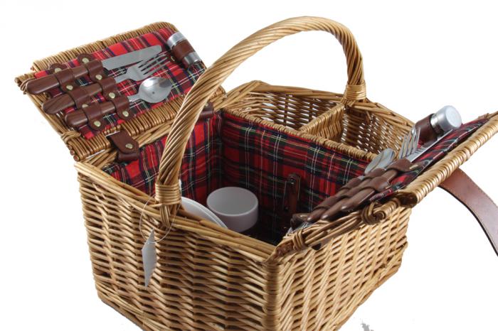 Coş de Picnic St. Moritz cu Suport pentru 2 Sticle [5]