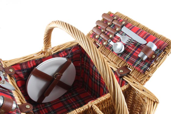 Coş de Picnic St. Moritz cu Suport pentru 2 Sticle [6]