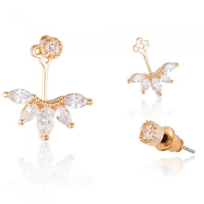 Cercei Borealy Crystal Gold Anchor [2]