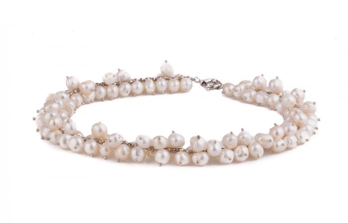 Colier si Bratara Perle Borealy Deluxe Peach [2]