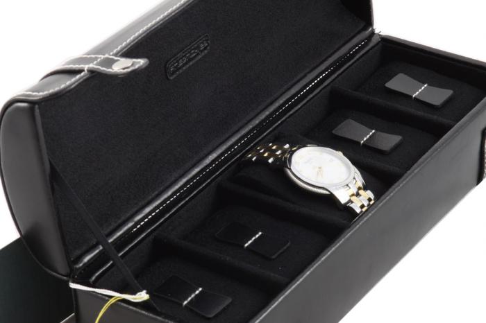 Cutie 5 Ceasuri Piele Naturală By Friedrich, seria Collector London Leather Made in Germany [6]