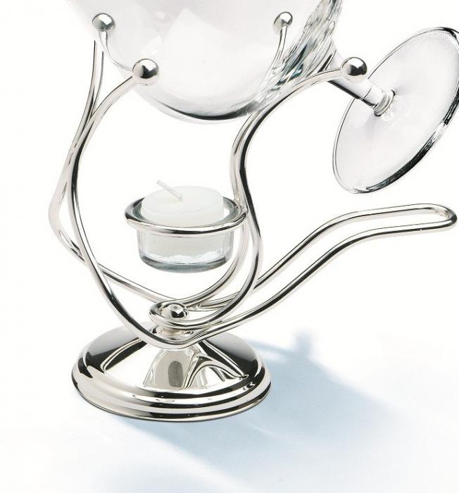 Încălzitor de cognac placat cu argint by Chinelli - Made in Italy [2]