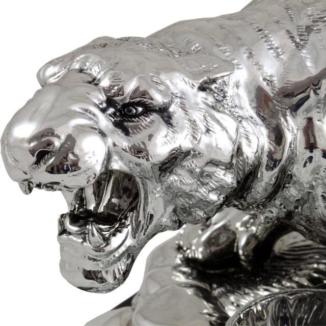 Indian Tiger Vodka Set Silver Plated by Chinelli - made in Italy [3]