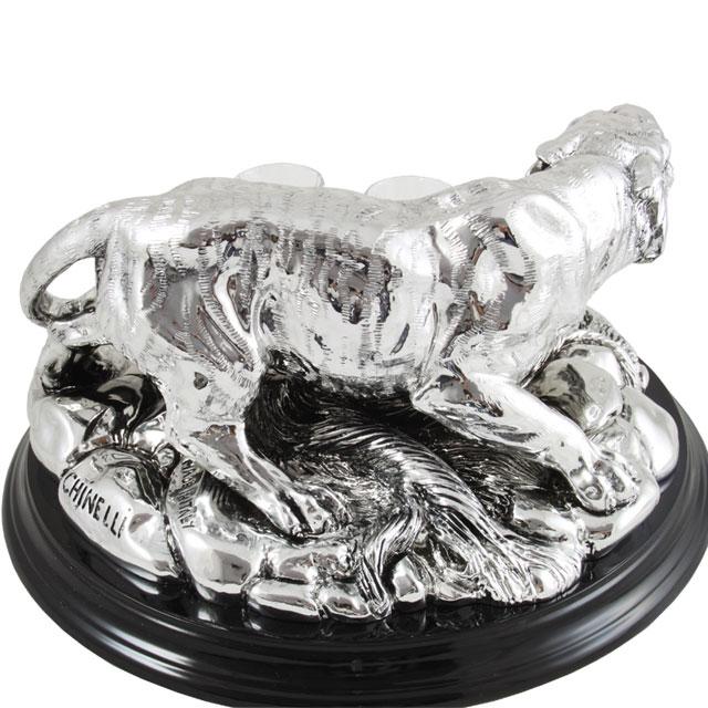 Indian Tiger Vodka Set Silver Plated by Chinelli - made in Italy [5]
