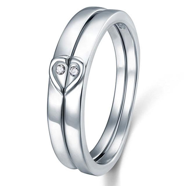 Inel Doble Heart Marimea 8 [2]