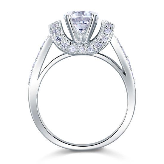 Inel Borealy Argint 925 Simulated Diamond Glamour Wedding Mărimea 7 [5]