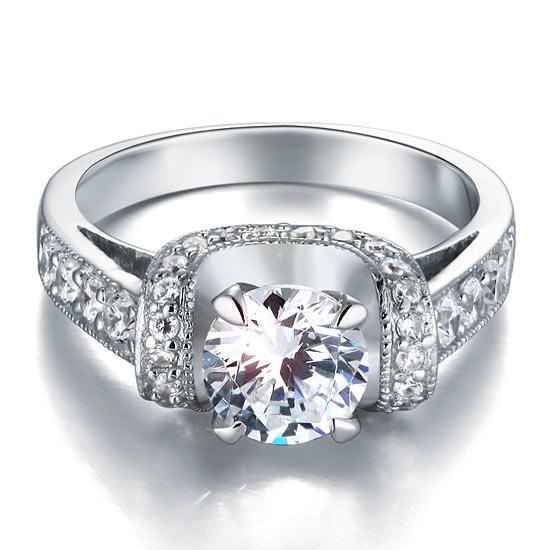 Inel Borealy Argint 925 Simulated Diamond Glamour Wedding Mărimea 7 [6]