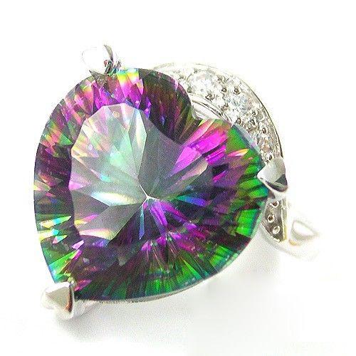 Inel Heart Mistic Topaz 10 carate Argint 925 [2]