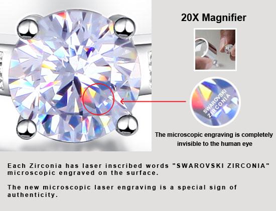 Inel Borealy Argint 925 Simulated Diamond Logodna Princess Marimea 8 [4]