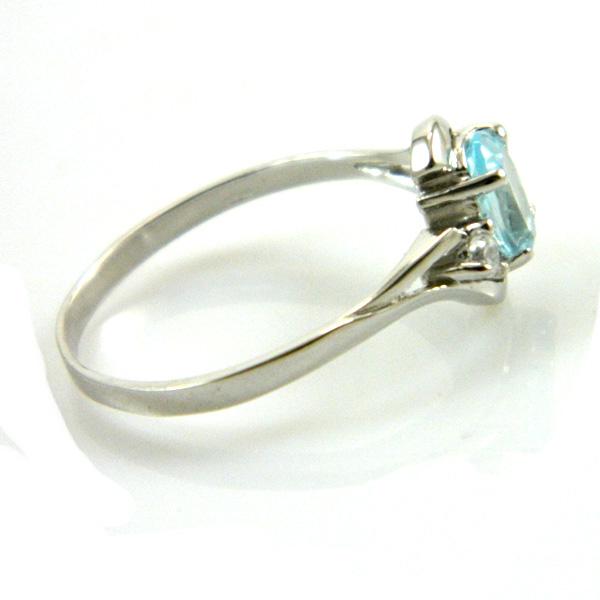 Inel London Blue Topaz 0.70 carate - pietre pretioase naturale Marimea 6,5 [4]