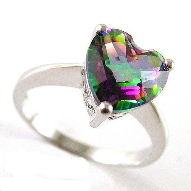 Inel Love Mistic Topaz 2,30 carate Argint 925 Marimea 7 [4]