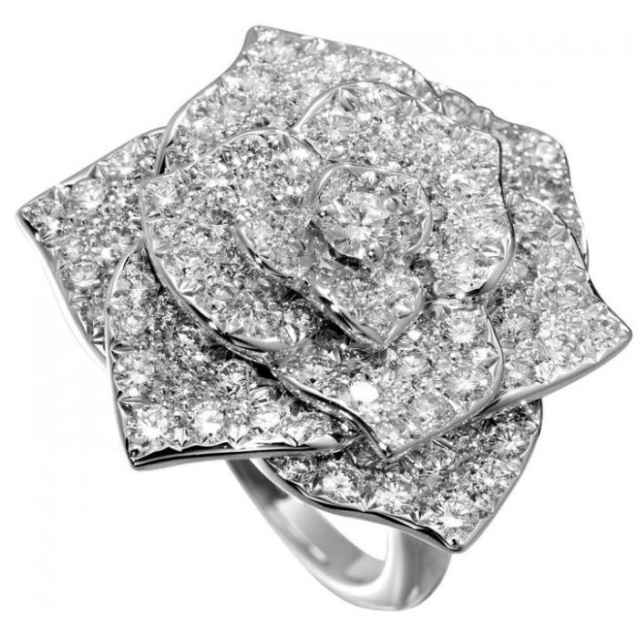 Inel Borealy Titanium Simulated Diamonds Luxury Rosa Marimea 6,5 [1]