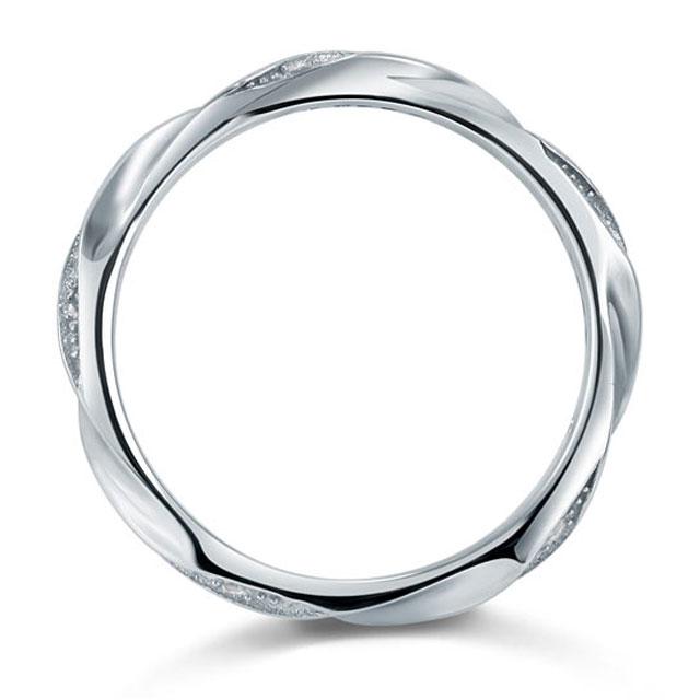 Inel Borealy Argint 925 Created Diamond Unique Marimea 6 [2]