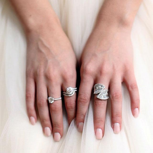 Set Inel şi Verighetă Borealy Argint 925 Luxury Princess Marimea 7,5 [2]