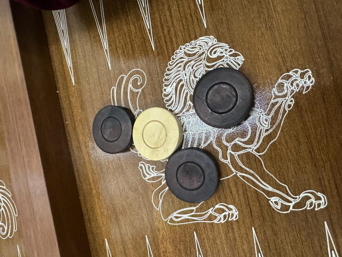 Joc de Table Backgammon Luxury Lemn Masiv [6]