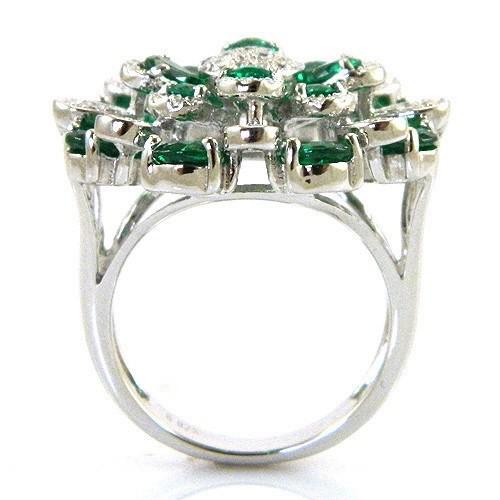 Inel Emerald Luxury by Borealy Argint 925 [4]