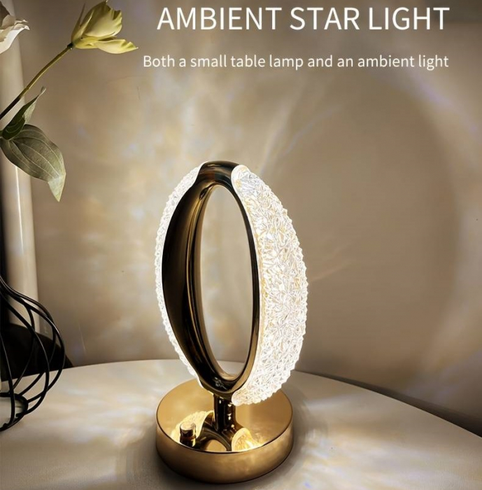Lampa Cristal Touch Botania Gold [2]