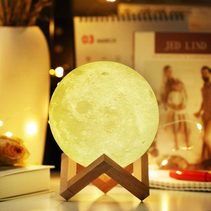 Lampa Luna 3D Moon by Borealy Desk - 15 cm [2]