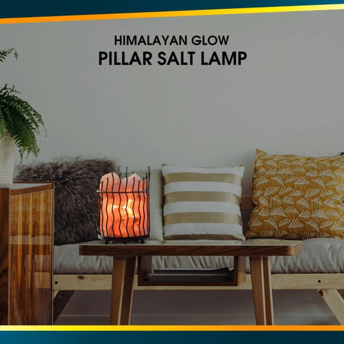 Lampa Sare de Himalaya, cu suport metalic si led [4]