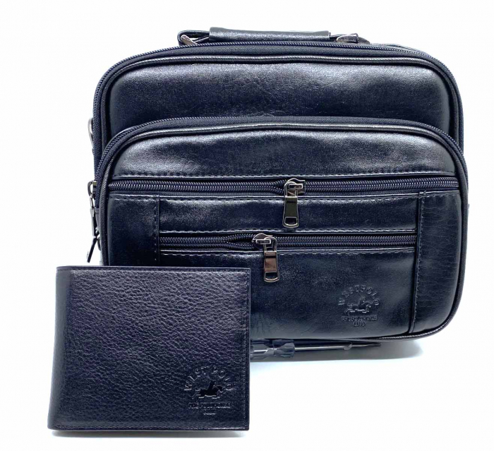 WestPolo Set Borseta si Portofel din Piele Naturala [2]