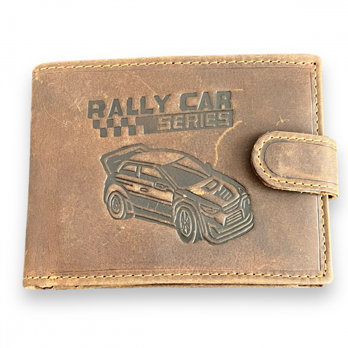 Portofel Piele Naturala Brown [3]