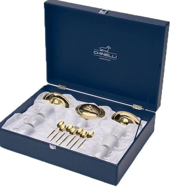 Luxury Gold Coffee Set For Six by Chinelli - Made in Italy [2]