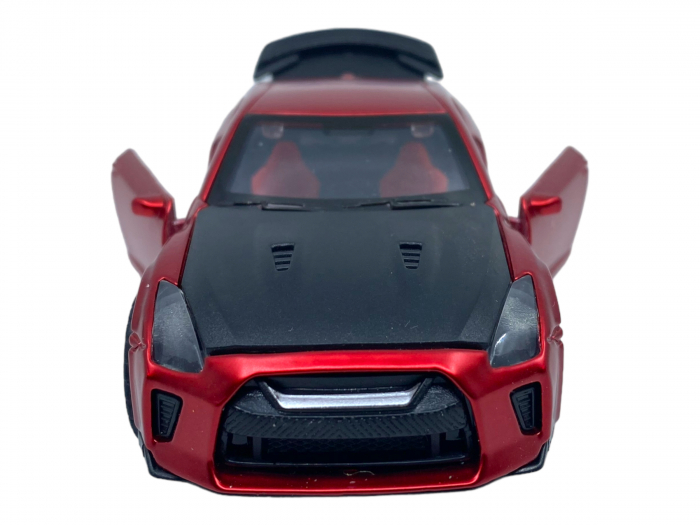 Masinuta copii metalica - Rosu inchis - cu usi ce se deschid [4]