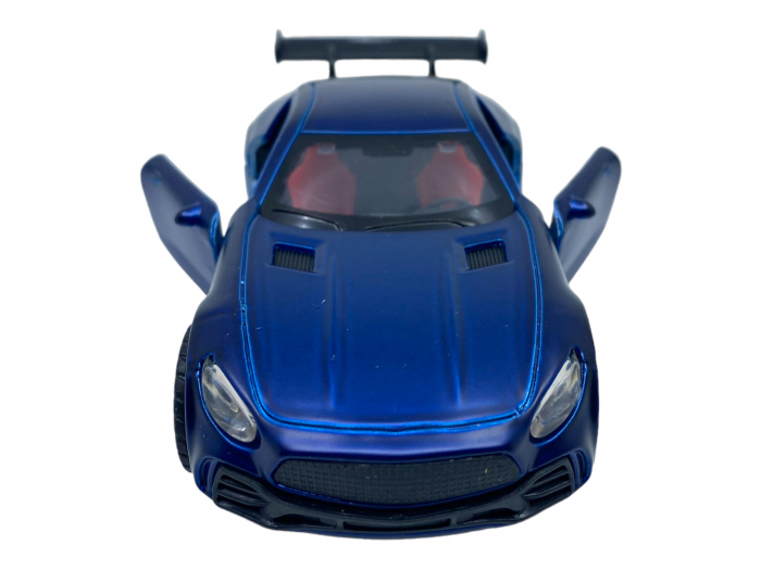 Masinuta copii metalica - Albastra - cu usi ce se deschid [4]