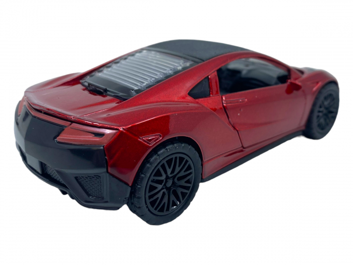 Masinuta copii metalica - Rosu inchis - cu usi ce se deschid [2]