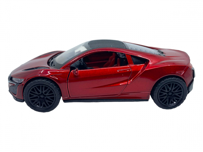 Masinuta copii metalica - Rosu inchis - cu usi ce se deschid [7]