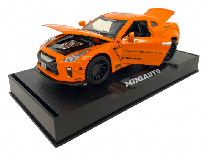 Masinuta Metalica de Curse (cu usi ce se deschid) - Jucarie - 15 x 6 cm [3]