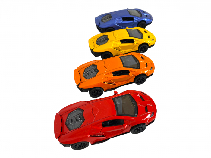 Masinuta Metalica Lamborghini (cu usi ce se deschid) - Jucarie - 13 x 5 cm [6]