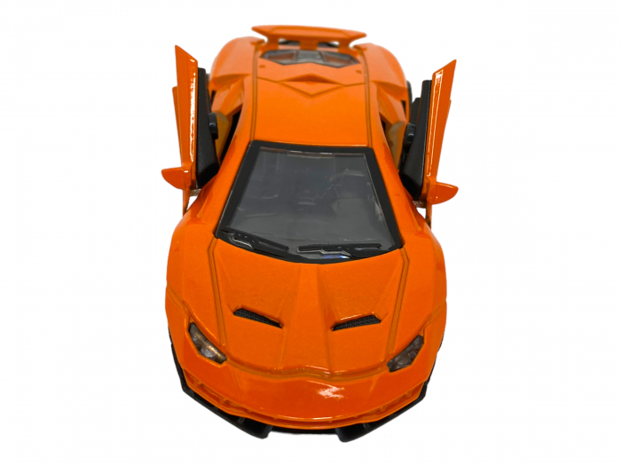 Masinuta Metalica Lamborghini (cu usi ce se deschid) - Jucarie - 13 x 5 cm [3]