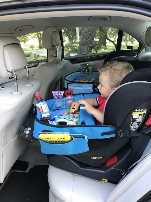 Masuta Calatorie / Tavita ROZ de copii pentru masina si carut KIDSMARTER. Perfecta pentru joaca, mancare, desen, cand sunteti pe drum [4]