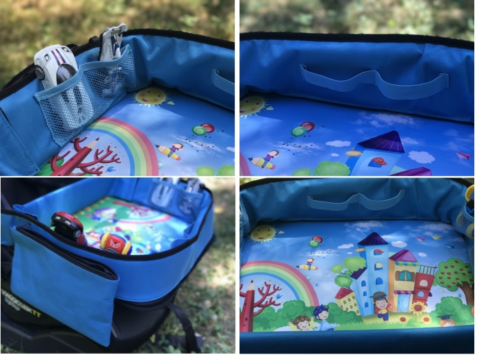 Masuta Calatorie / Tavita ROZ de copii pentru masina si carut KIDSMARTER. Perfecta pentru joaca, mancare, desen, cand sunteti pe drum [7]